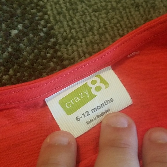 Red orange dress with pockets - Picture 2 of 3